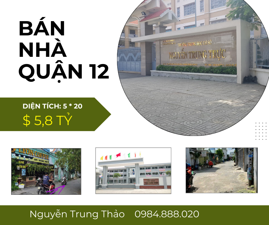 BÁN ĐẤT SẴN DÃY NHÀ TRỌ - THỚI AN QUẬN 12 - NGANG 5 DÀI 20 - HẺM 8M XE TẢI TRÁNH